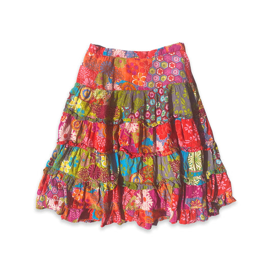 Floral Tiered Summer Skirt 6 - 7 Years Floral_Tiered_Summer_Skirt_205 - Secondly