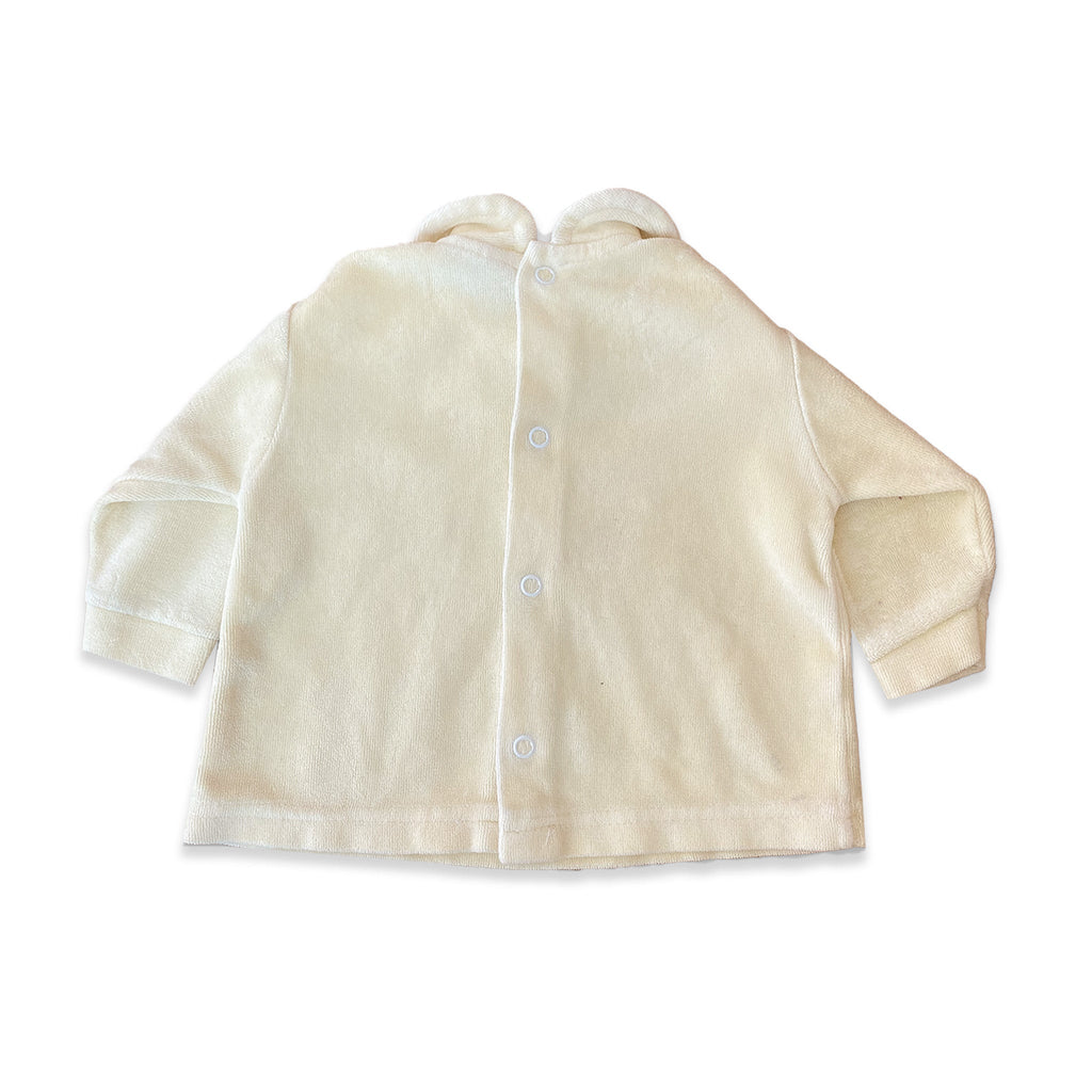 French Bear Embroidered Jumper Casual Collared French_Bear_Embroidered_Jumper_3 - Secondly