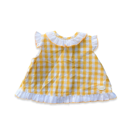 Gingham Ruffle Top Checkered Gingham Gingham_Ruffle_Top_85 - Secondly