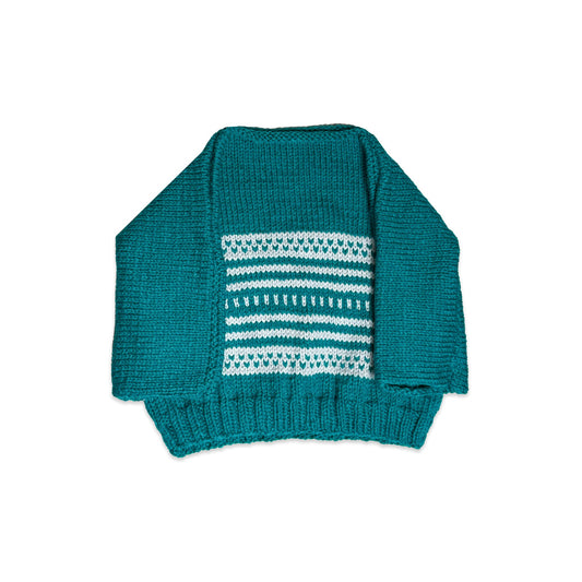 Handmade Cableknit Stripe Jumper 5 - 6 Years Handmade_Cableknit_Stripe_Jumper_5 - 6_Years_350 - Secondly