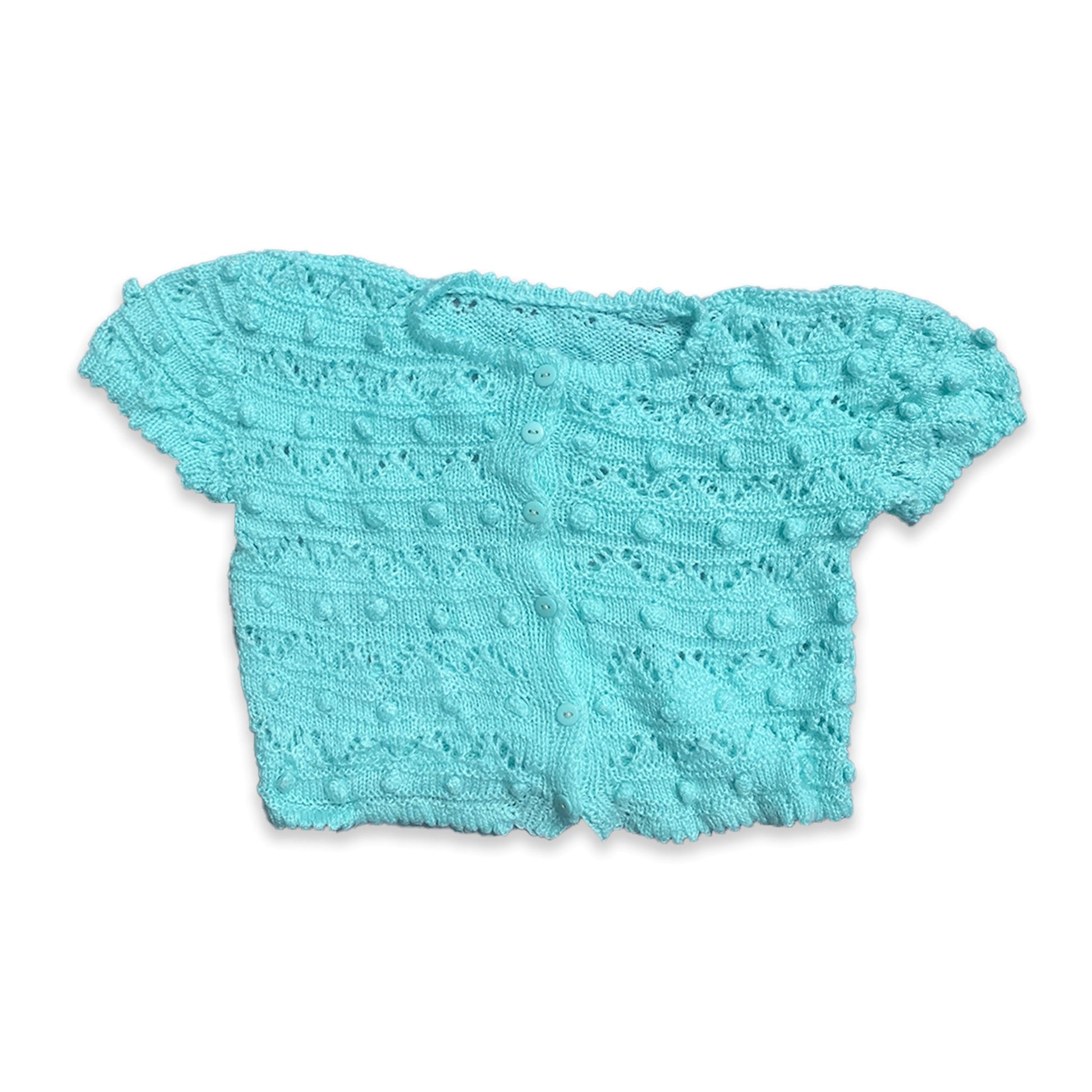 Handmade Knitted Summer Top & Shorts Two Piece 18 - 24 Months Handmade_Knitted_Summer_Top_&_Shorts_Two_Piece_213 - Secondly