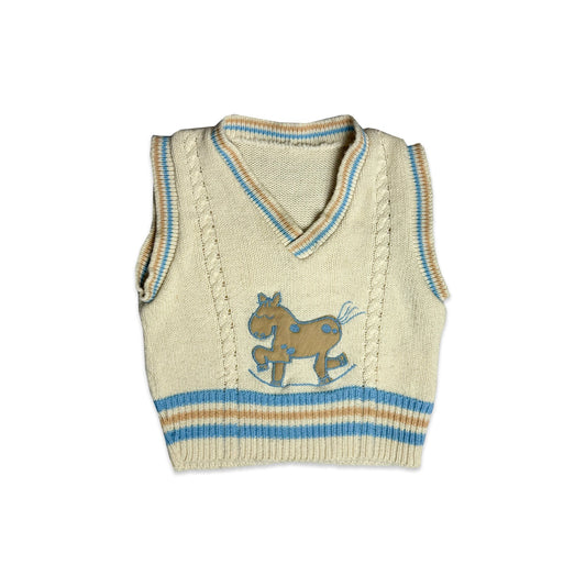 Horse Embroidered Vest 18 - 24 Months New Arrivals Winter Horse_Embroidered_Vest_18 - 24_Months_401 - Secondly