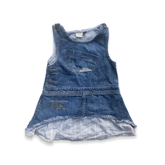 IKKS Denim Embroidered Dress Denim Dungarees IKKS_Denim_Embroidered_Dress_45 - Secondly