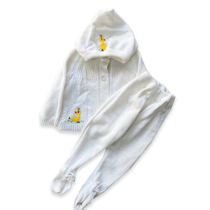 Knitted Duck Embroidered Two Piece Casual Ducks Knitted_Duck_Embroidered_Two_Piece_73 - Secondly