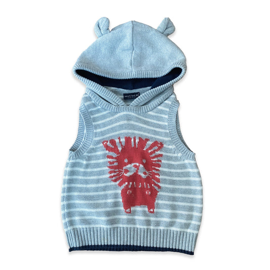 Knitted Lion Vest Hoodie Graphic Hoodie Knitted_Lion_Vest_Hoodie_18 - Secondly