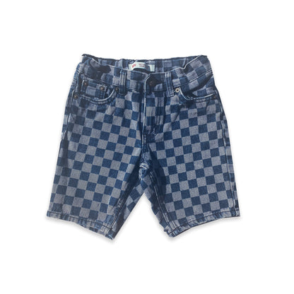 Levi's Checkboard Denim Shorts 6 - 7 Years Levi's_Checkboard_Denim_Shorts_189 - Secondly