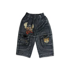 Lion Embroidered Cargo Jeans 9 - 12 Months New Arrivals Winter Lion_Embroidered_Cargo_Jeans_9 - 12_Months_443 - Secondly