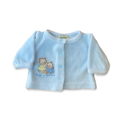 Newborn Teddy Embroidered Cardigan Cats Embroidered Newborn_Teddy_Embroidered_Cardigan_33 - Secondly