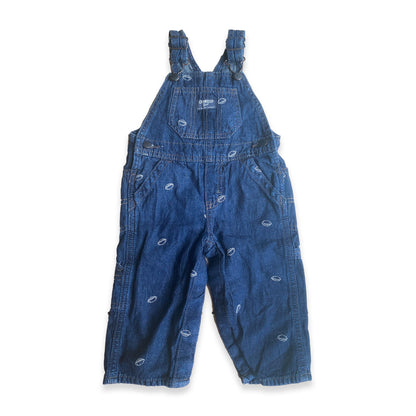 Oshkosh B'Gosh Embroidered American Football Denim Dungarees Denim Dungarees Oshkosh_B'Gosh_Embroidered_American_Football_Denim_Dungarees_100 - Secondly