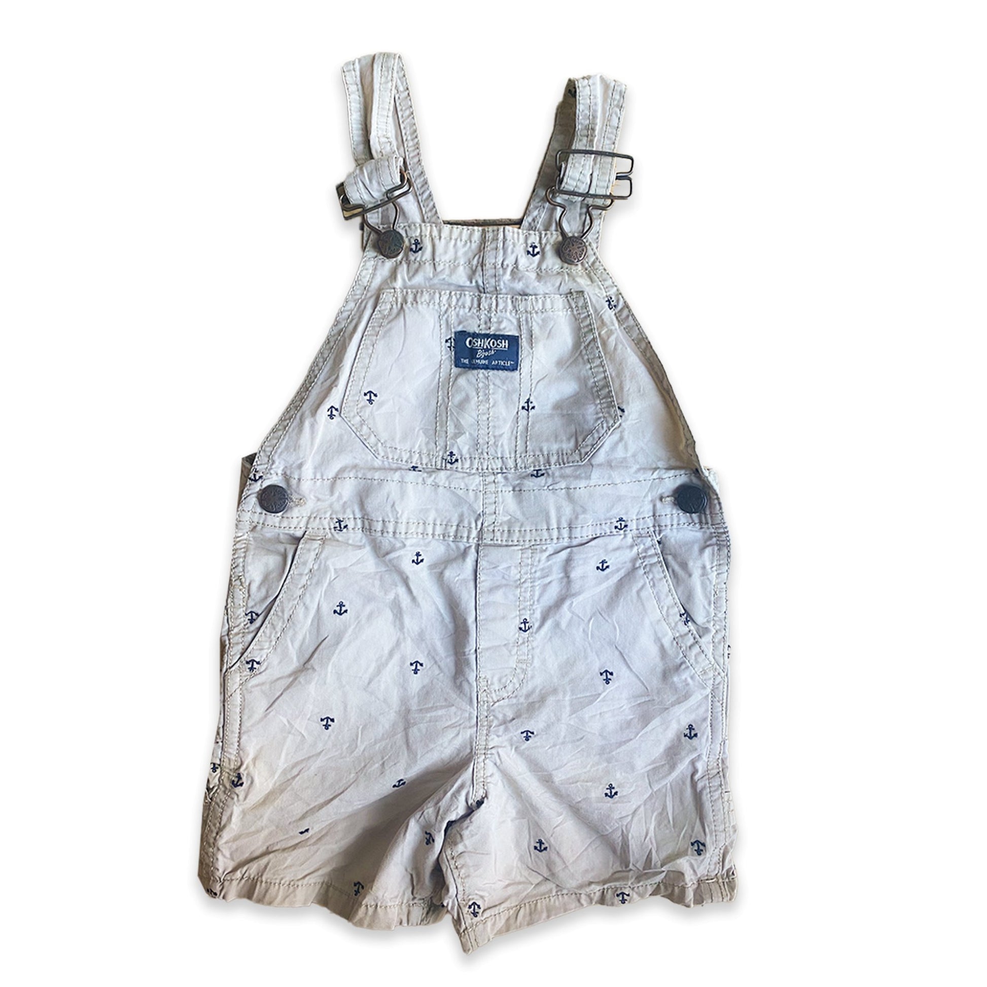 Oshkosh B'Gosh Embroidered Navy Anchor Romper Dungarees Cotton Dungarees Oshkosh_B'Gosh_Embroidered_Navy_Anchor_Romper_Dungarees_117 - Secondly