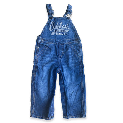 Oshkosh B'Gosh Embroidered Spellout Denim Dungarees Denim Dungarees Oshkosh_B'Gosh_Embroidered_Spellout_Denim_Dungarees_114 - Secondly