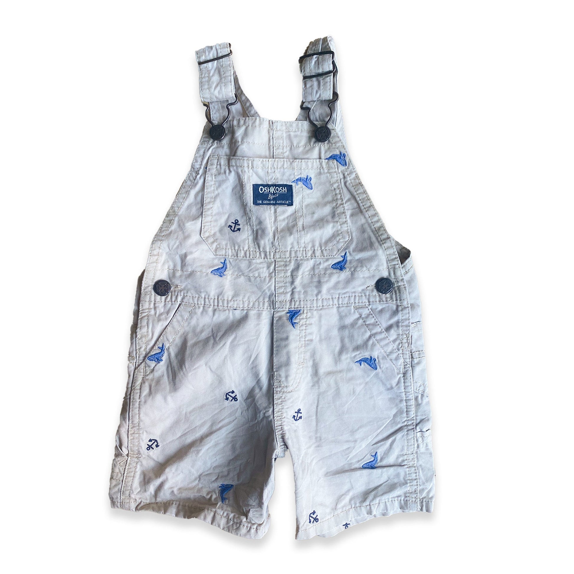 Oshkosh B'Gosh Embroidered Whale & Anchor Romper Dungarees Cotton Dungarees Oshkosh_B'Gosh_Embroidered_Whale_&_Anchor_Romper_Dungarees_121 - Secondly