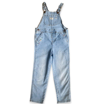 Oshkosh B'Gosh Floral Embroidered Denim Dungarees Denim Dungarees Oshkosh_B'Gosh_Floral_Embroidered_Denim_Dungarees_101 - Secondly