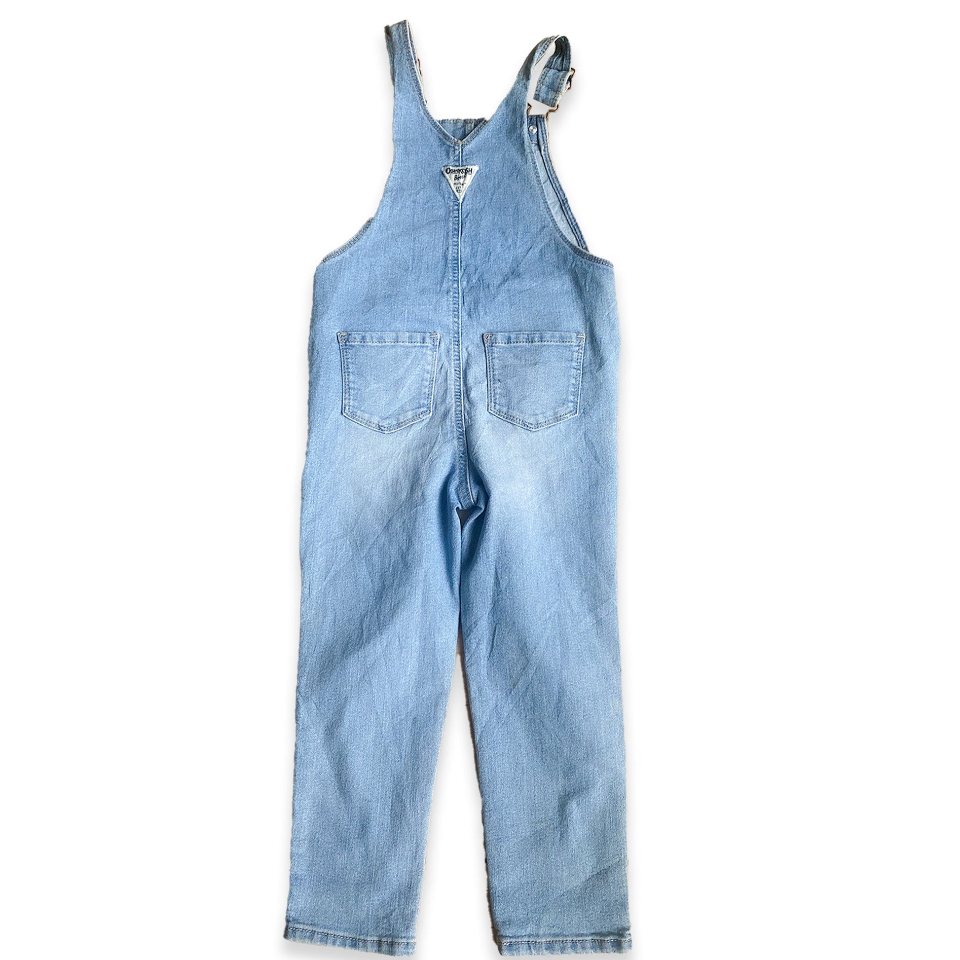 Oshkosh B'Gosh Floral Embroidered Denim Dungarees Denim Dungarees Oshkosh_B'Gosh_Floral_Embroidered_Denim_Dungarees_101 - Secondly