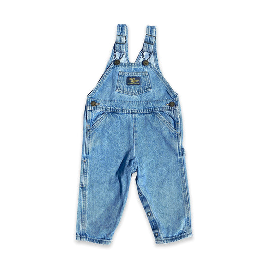 OshKosh B'Gosh Lightwash Gold Label Dungarees 12 - 18 Months OshKosh_B'Gosh_Lightwash_Gold_Label_Dungarees_240 - Secondly