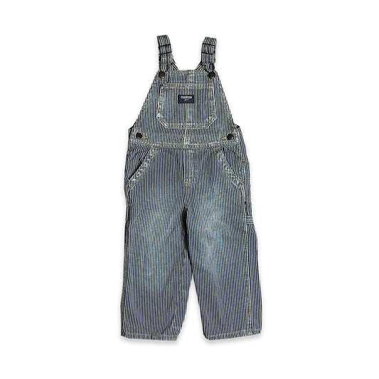 OshKosh Pinstripe Faded Dungarees 18 - 24 Months Dungarees New Arrivals OshKosh_Pinstripe_Faded_Dungarees_18 - 24_Months_273 - Secondly