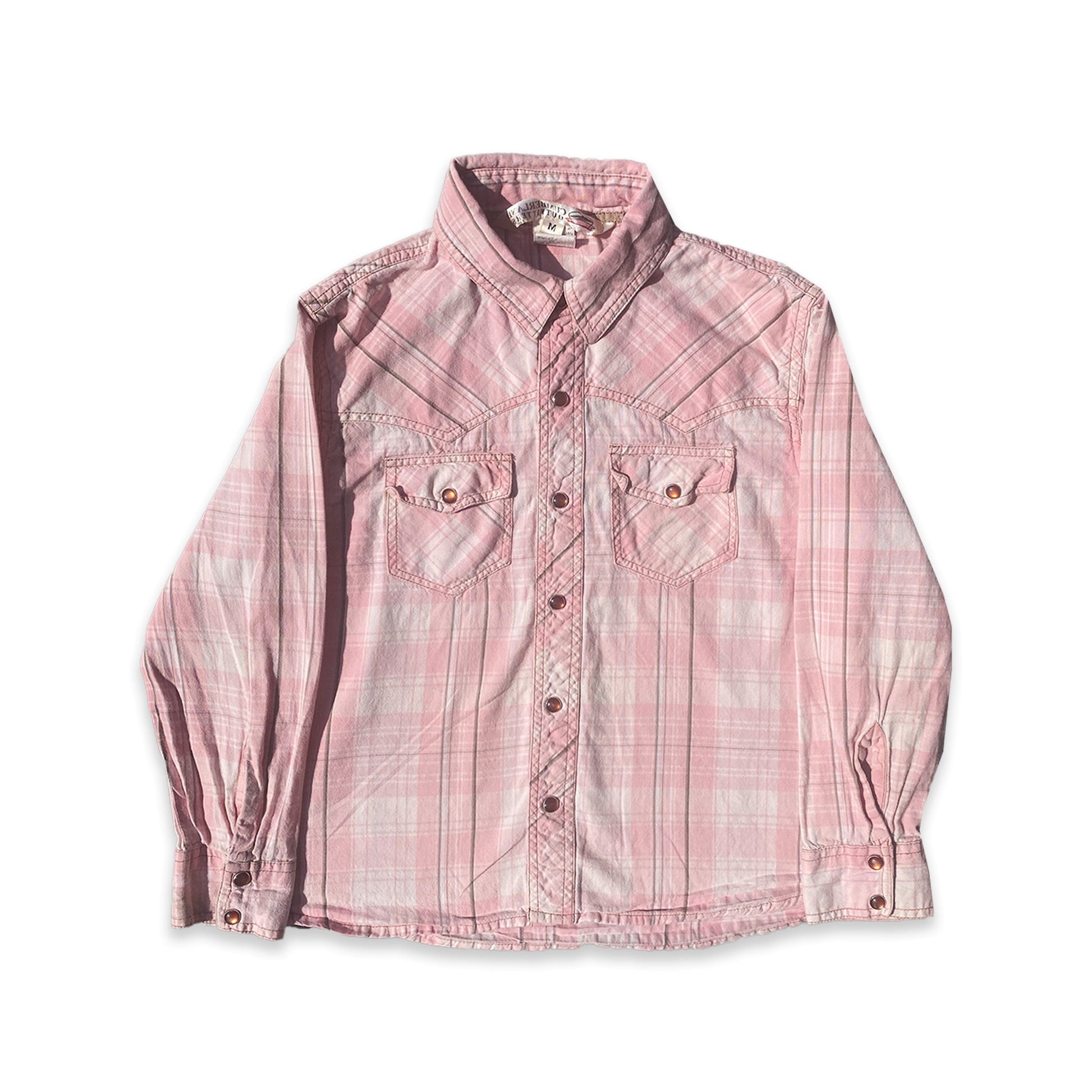 Pink Checkered Western Shirt 6 - 7 Years Pink_Checkered_Western_Shirt__217 - Secondly