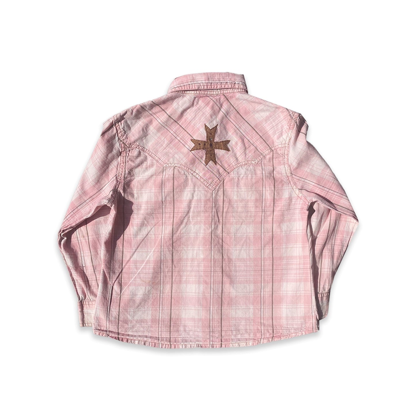 Pink Checkered Western Shirt 6 - 7 Years Pink_Checkered_Western_Shirt__217 - Secondly