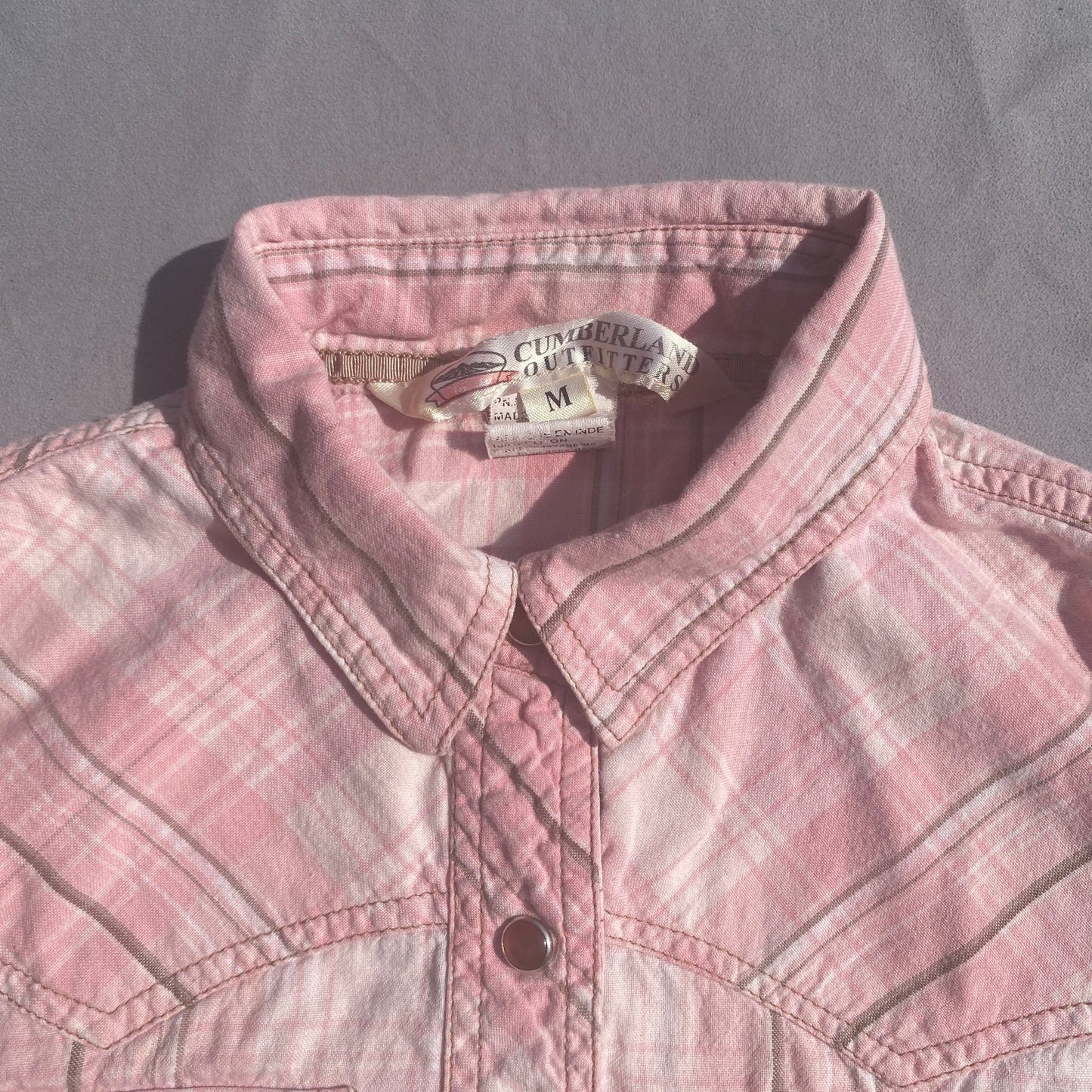 Pink Checkered Western Shirt 6 - 7 Years Pink_Checkered_Western_Shirt__217 - Secondly