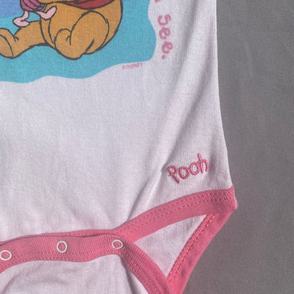 Pooh Bear and Piglet Pink Printed Baby Grow 6 - 9 Months Pooh_Bear_and_Piglet_Pink_Printed_Baby_Grow__176 - Secondly