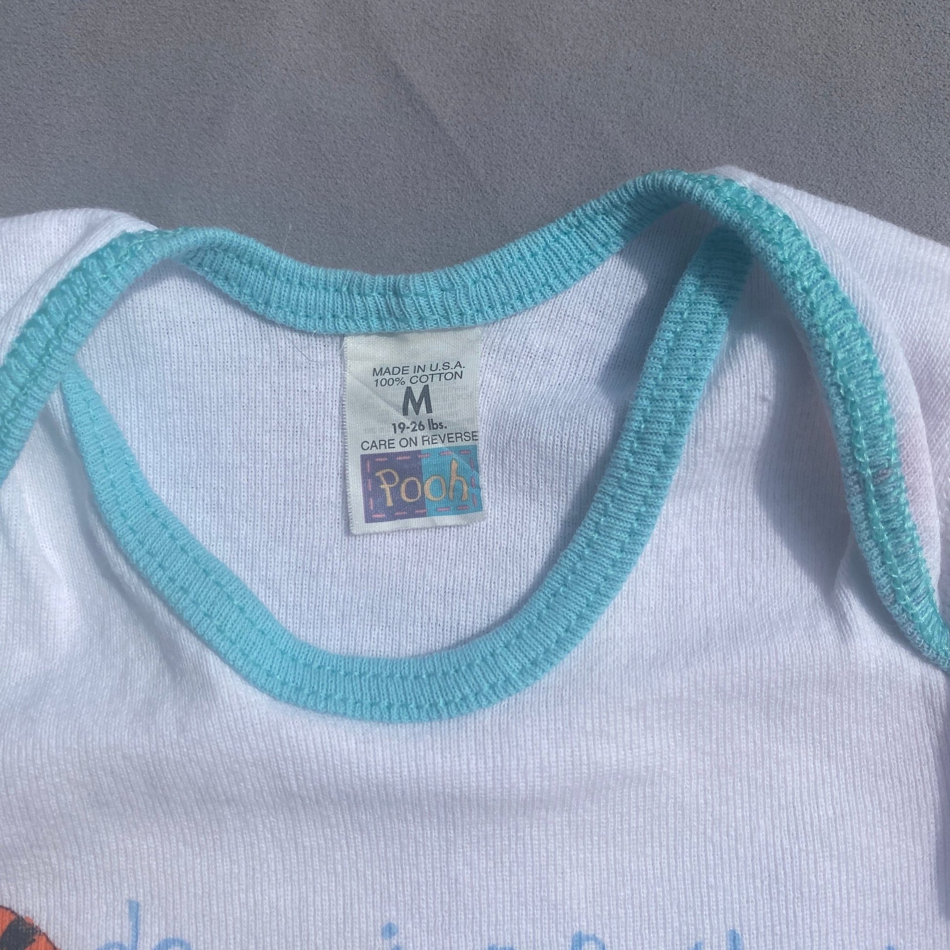 Pooh Bear and Tigger Printed Blue Baby Grow 9 - 12 Months Pooh_Bear_and_Tigger_Printed_Blue_Baby_Grow__178 - Secondly