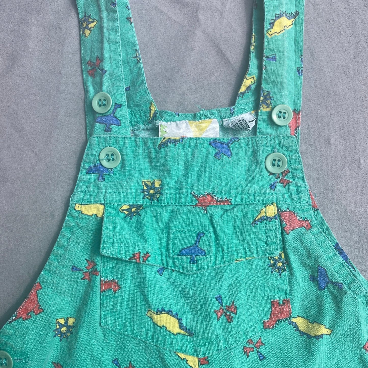 Retro Dinosaur Romper 12 - 18 Months Retro_Dinosaur_Romper_170 - Secondly