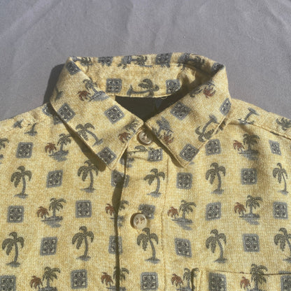 Retro Palm Tree Hawaiian Shirt 3 - 4 Years Retro_Palm_Tree_Hawaiian_Shirt__221 - Secondly