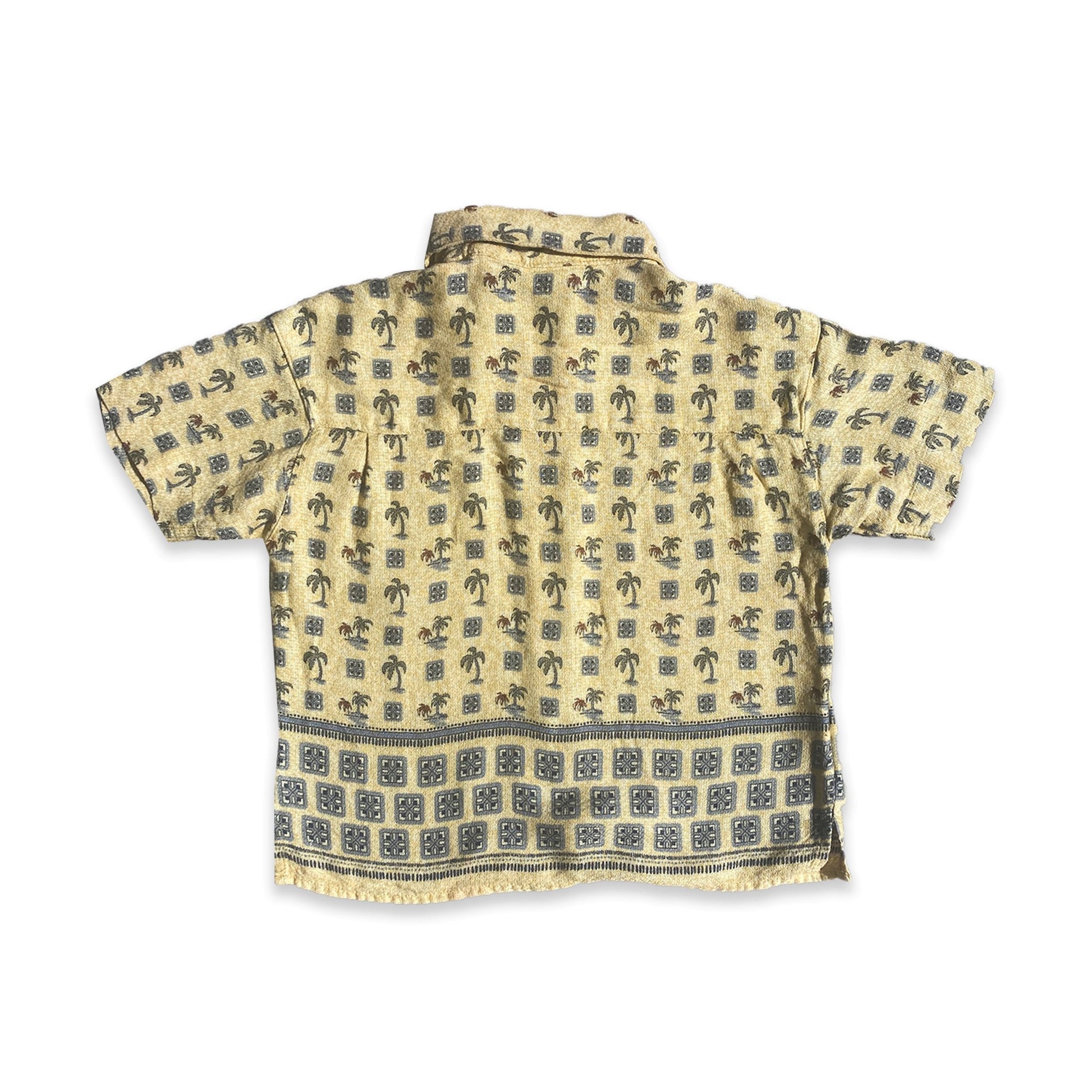 Retro Palm Tree Hawaiian Shirt 3 - 4 Years Retro_Palm_Tree_Hawaiian_Shirt__221 - Secondly