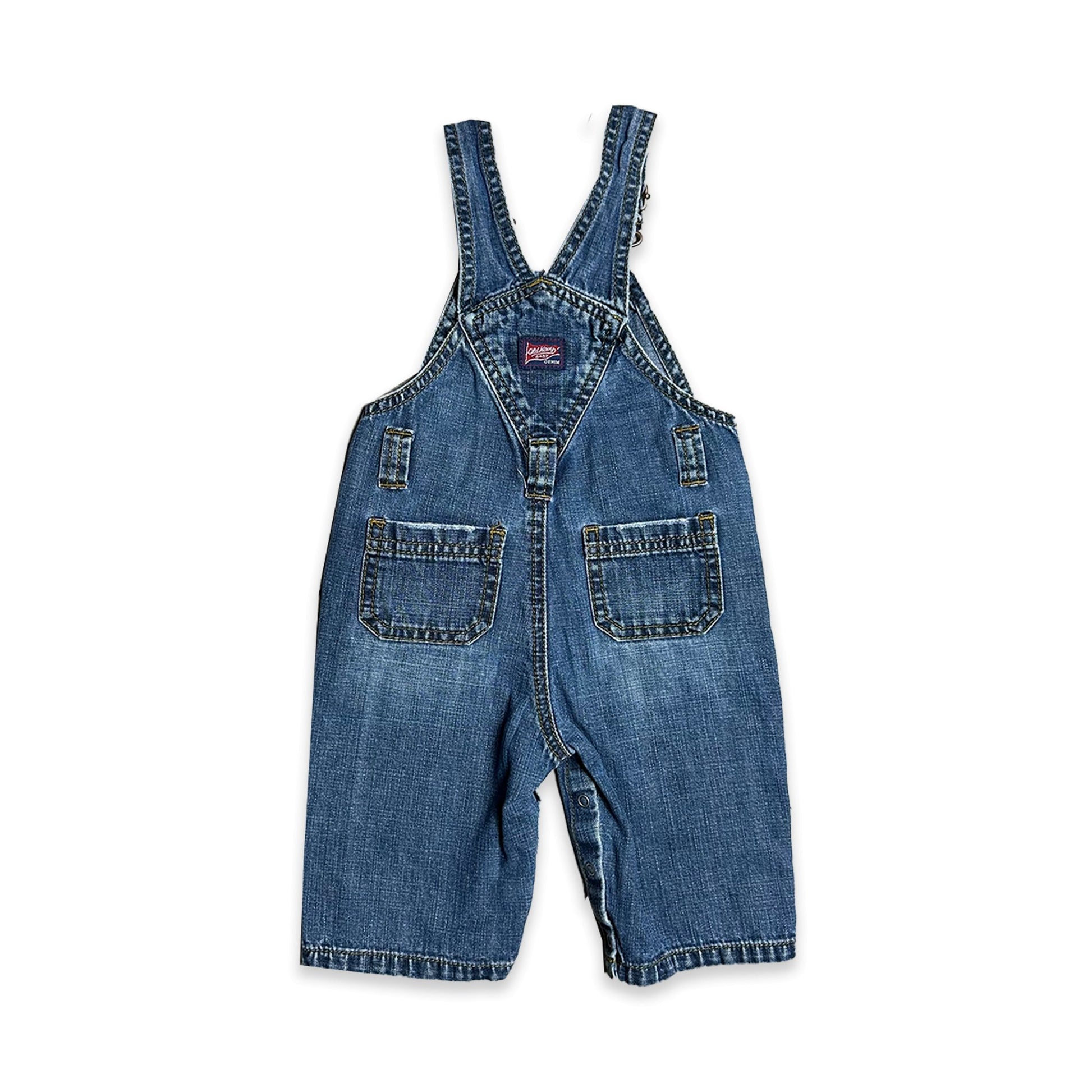 Retro Trucker Denim Dungarees 3 - 6 Months Dungarees New Arrivals Retro_Trucker_Denim_Dungarees_3 - 6_Months_265 - Secondly