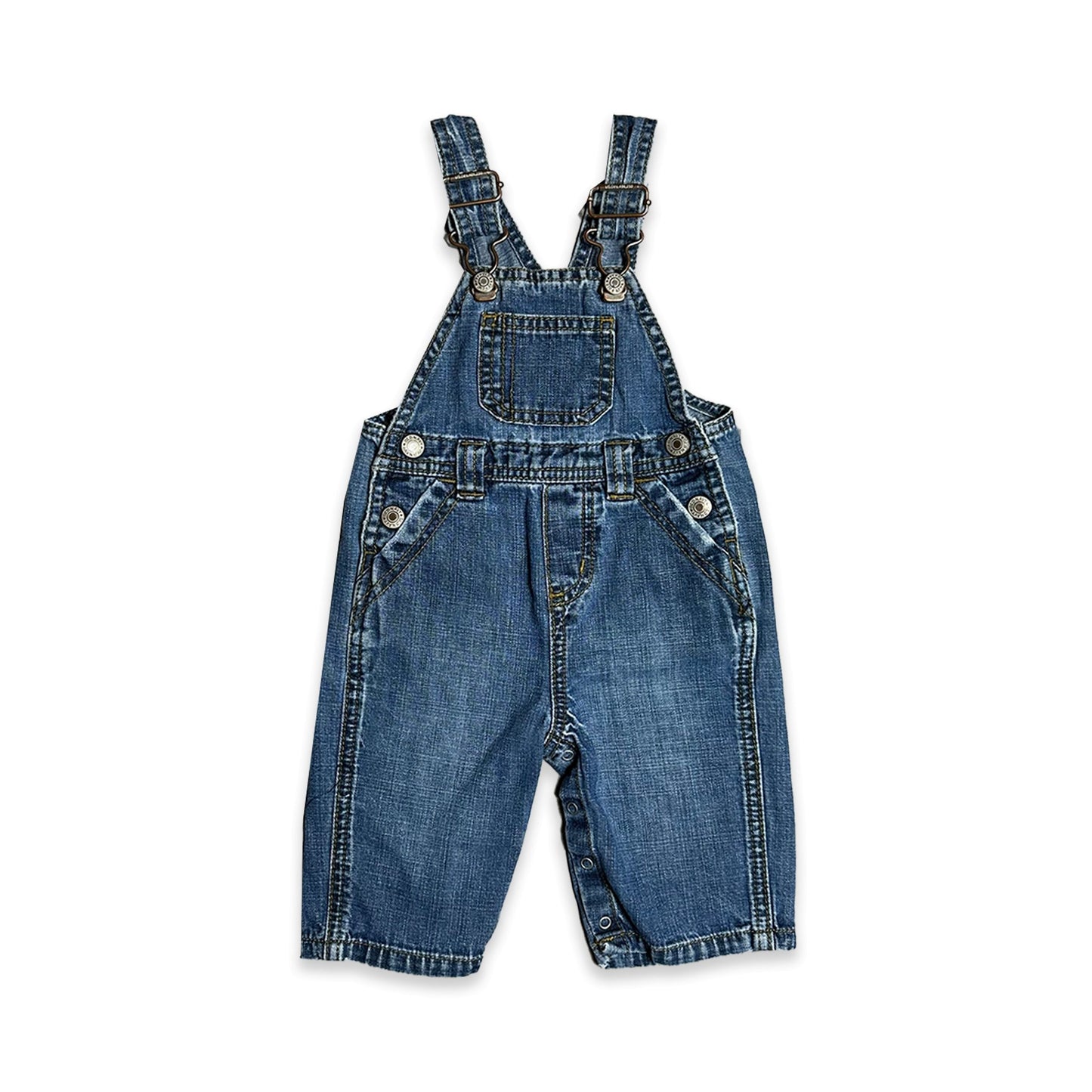 Retro Trucker Denim Dungarees 3 - 6 Months Dungarees New Arrivals Retro_Trucker_Denim_Dungarees_3 - 6_Months_265 - Secondly