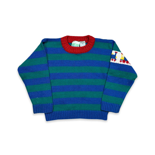 Stripe Intarsia Sleeve Knit 3 - 4 Years Knitted New Arrivals Stripe_Intarsia_Sleeve_Knit_3 - 4_Years_304 - Secondly