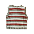 Stripe Knitted Vest Jumper - Secondly