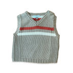 Stripe Knitted Vest Jumper - Secondly