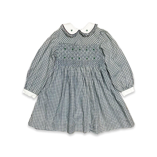 Tartan Smocked Prairie Dress 5 - 6 Years Floral Girly Tartan_Smocked_Prairie_Dress_5 - 6_Years_290 - Secondly