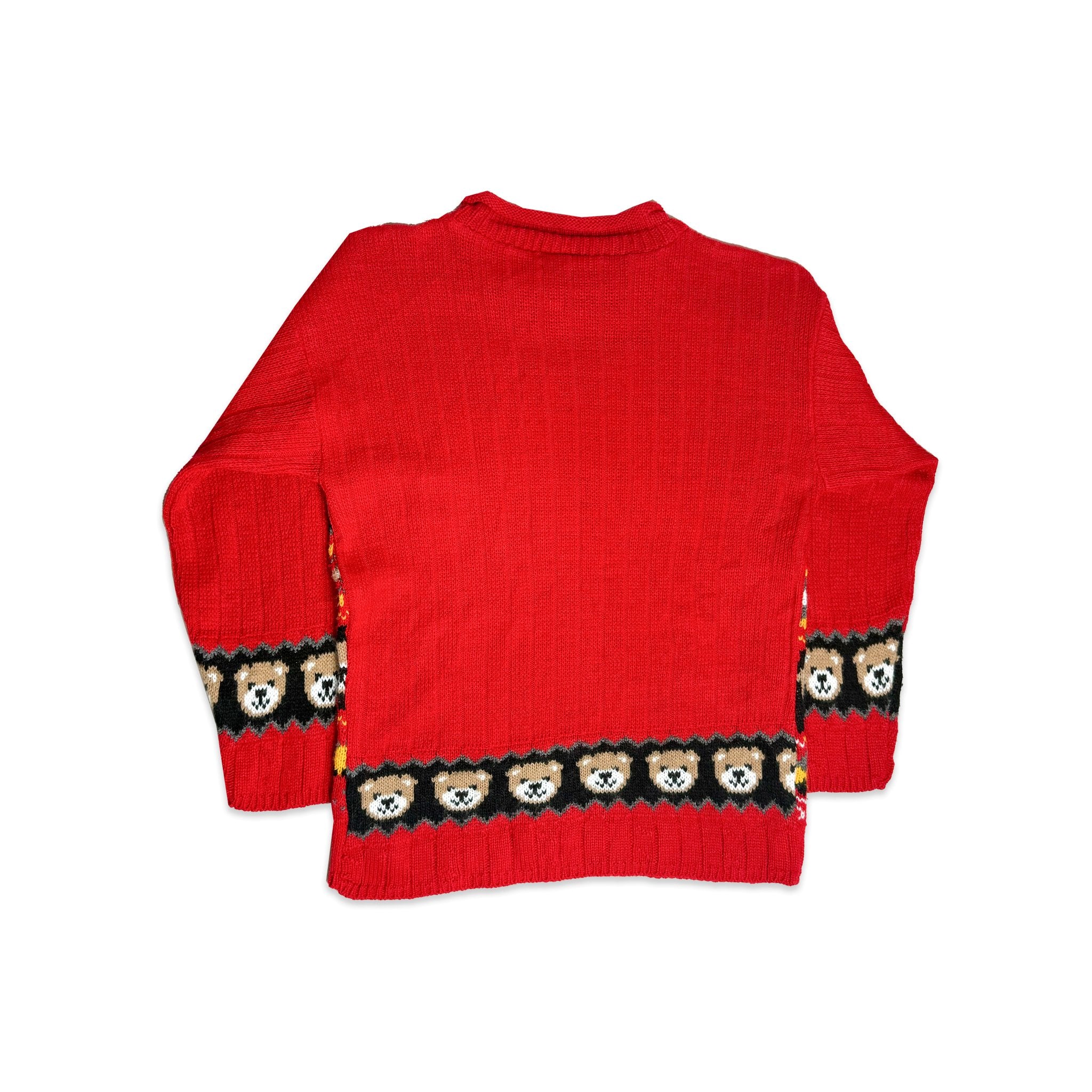 Teddy Bear Stripe Pattern Knit 9 - 10 Years New Arrivals Winter Teddy_Bear_Stripe_Pattern_Knit_9 - 10_Years_347 - Secondly