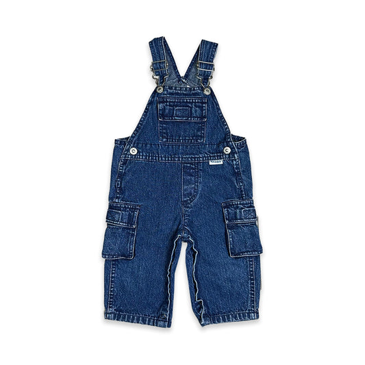 Utility Velcro Denim Dungarees 6 - 9 Months Dungarees New Arrivals Utility_Velcro_Denim_Dungarees_6 - 9_Months_268 - Secondly