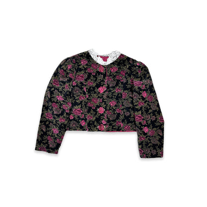 Velvet Rose Printed Jacket 9 - 10 Years Formal Jacket Velvet_Rose_Printed_Jacket_9 - 10_Years_296 - Secondly