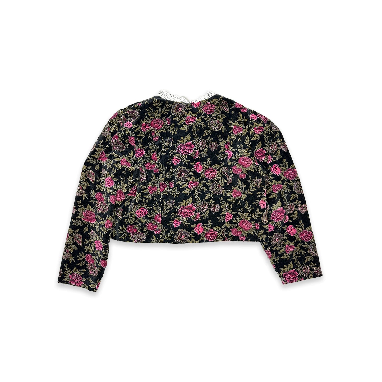 Velvet Rose Printed Jacket 9 - 10 Years Formal Jacket Velvet_Rose_Printed_Jacket_9 - 10_Years_296 - Secondly