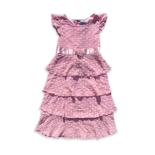 Vintage Bridesmaids Pleated Ruffle Dress 9 - 10 Years Vintage_Bridesmaids_Pleated_Ruffle_Dress_154 - Secondly