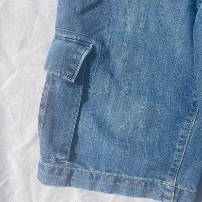 Vintage Denim Cargo Shorts 11 - 12 Years Vintage_Denim_Cargo_Shorts_197 - Secondly