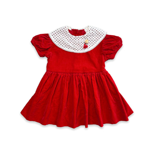 Vintage Velvet & Lace Dress 2 - 3 Years Formal New Arrivals Vintage_Velvet_&_Lace_Dress_2 - 3_Years_285 - Secondly